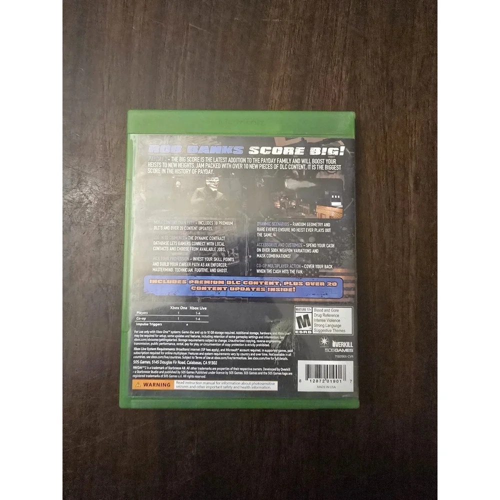 Payday 2 [ The Big Score ] (XBOX‎ ONE)